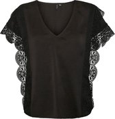 Vero Moda VMCALUNA SS TOP - Black Black