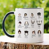 Avatar cast- Customized mokken en bekers - mokken met tekst - mokken - bekers - cadeautje - cadeau voor vrouw - cadeau vor man - keramiek servies - cadeautje voor haar - cadeautje voor hem
