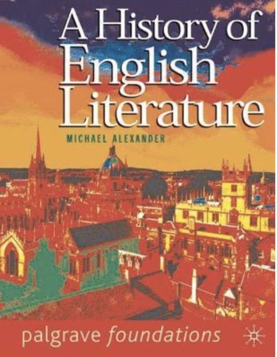 A History of English Literature - cover