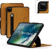 Zugu case - iPad Pro 11 Gen 4, 3 & 2 (2022/2021/2020)  - oersterke luxe flip-over case - volledige 360˚ bescherming – met multifunctionele standaard functie – geschikt voor Apple P