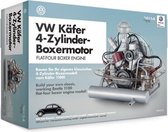 bouwpakket VW kever 22 cm zwart/zilver 200-delig