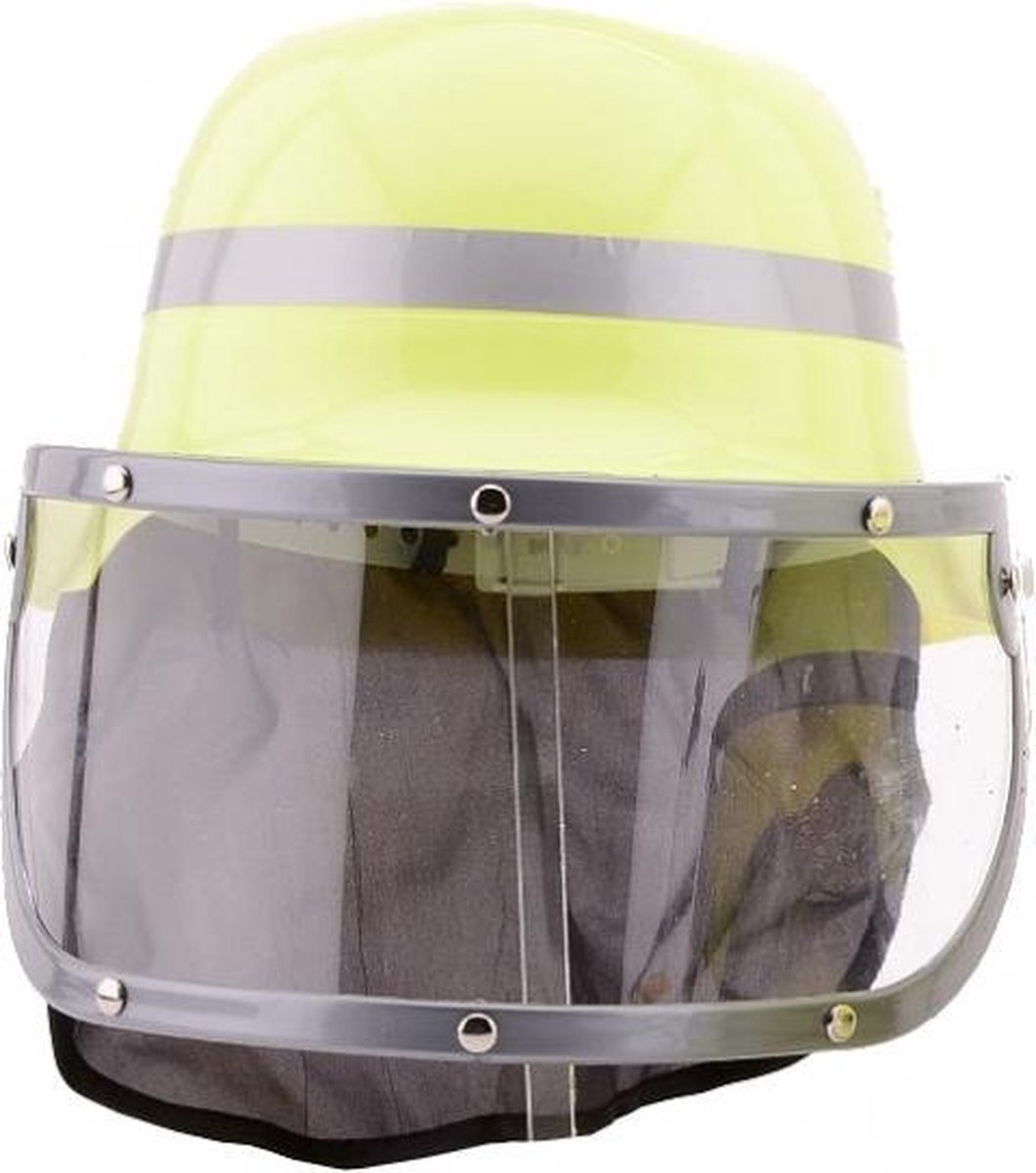 Afbeelding van product Johntoy  brandweerhelm met vizier Duitse versie  - maat One size