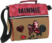 koeltas Minnie Mouse 7 liter 24 cm su√®de rood/bruin