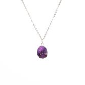 Lunar Wolff - Stone of Protection - Edelsteenketting - Amethyst - Silver