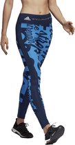 adidas Performance Trein Comp Tigh legging Vrouwen blauw XS