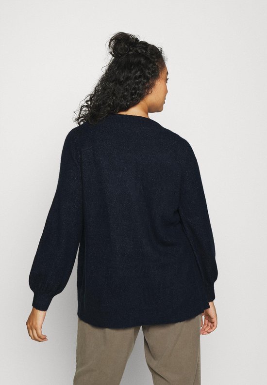 Vero Moda boxy knitted cardigan with pockets in black