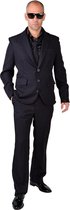 Magic By Freddy's - Feesten & Gelegenheden Kostuum - Cool Men In Black - Man - zwart - XXL - Carnavalskleding - Verkleedkleding