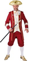 Middeleeuwen & Renaissance Kostuum | Glimmende Mouwen Markies Rood | Man | XL | Carnaval kostuum | Verkleedkleding