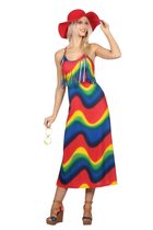 Hippie Kostuum | Vintage Jaren 60 Hippie | Vrouw | Maat 48 | Carnaval kostuum | Verkleedkleding