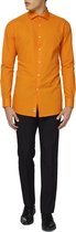 OppoSuits The Orange Shirt - Heren Overhemd - Koningsdag En Nederland - Oranje - Maat EU 49/50
