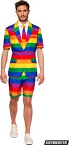 Zomer-verkleedpak Rainbow Heren Polyester Maat Xxl