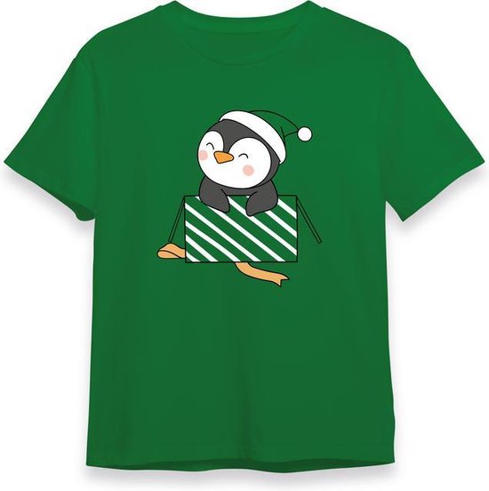 Ontwaken Treble Worden Pinguin Buddy Kerst T-shirt | Groen | Dames / Heren | Grappige Foute  kersttrui Shirt... | bol.com