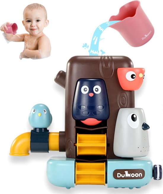 Dumoon - Badspeelgoed - Douche Fontein Boomhut - Baby Speelgoed -  Badspeelgoed -... | bol.com