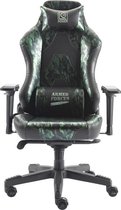 LC-Power Milo Game stoel - Bureaustoel - Gaming Stoel - Verstelbare Armleuningen - Hoofdkussen - Leger