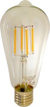 LED Filament lamp dimbaar - E27 ST64 - 4W vervangt 40W - 2700K warm wit licht - Tall