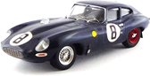 The 1:43 Diecast Modelcar of Jaguar E-Type Coupe 3.8L S6 Team M. Charles #8 of the 24H LeMans of 1962. The drivers were M. Charles and J. Coundley. The manufacturer of the scalemodel is Best-Models. This item is only online avai