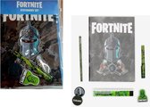 FORTNITE - SCHRIJFSET - STATIONERY SET - SCHOOLSET - Schrift - Liniaal - pen - potloden - gum - puntenslijper - 8-delig