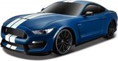 raceauto RC Ford Shelby Gt 30 x 15 cm 2,4 GHz blauw