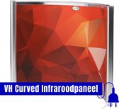VH Verplaatsbaar infraroodpaneel - Curved - 300 watt