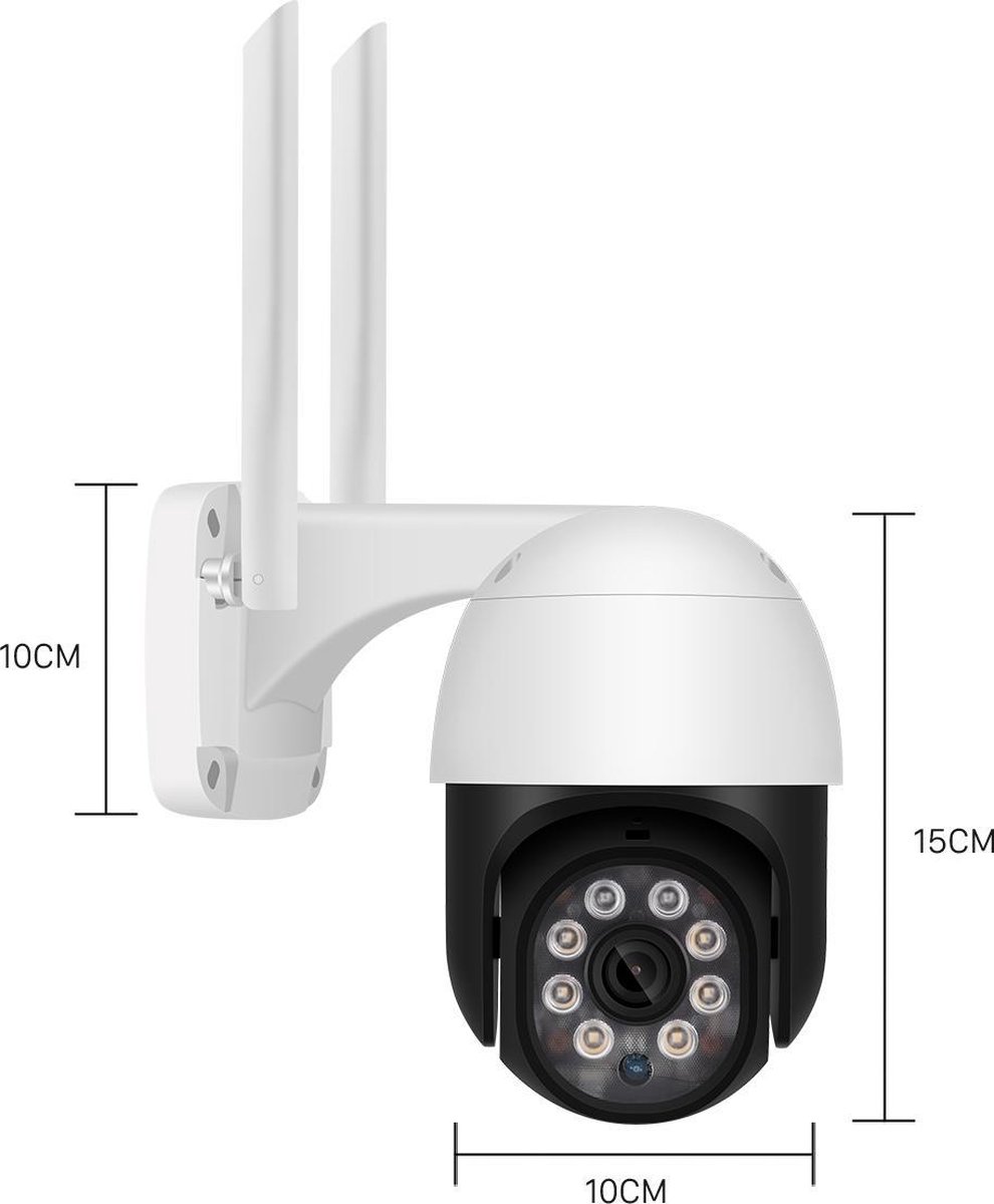 Wifi Camera Buiten - Menselijk Detecteren Audio 1080P Fhd Ip Camera - Kleur - Nachtzicht 3MP Wifi beveiliging Camera – foto 8