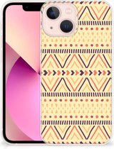 Leuk Case geschikt voor iPhone 13 mini Telefoonhoesje Aztec Yellow