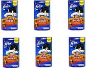 Felix - Kattensnack - Play Tubes Kip & Lever - 50 gram - per 4 verpakking