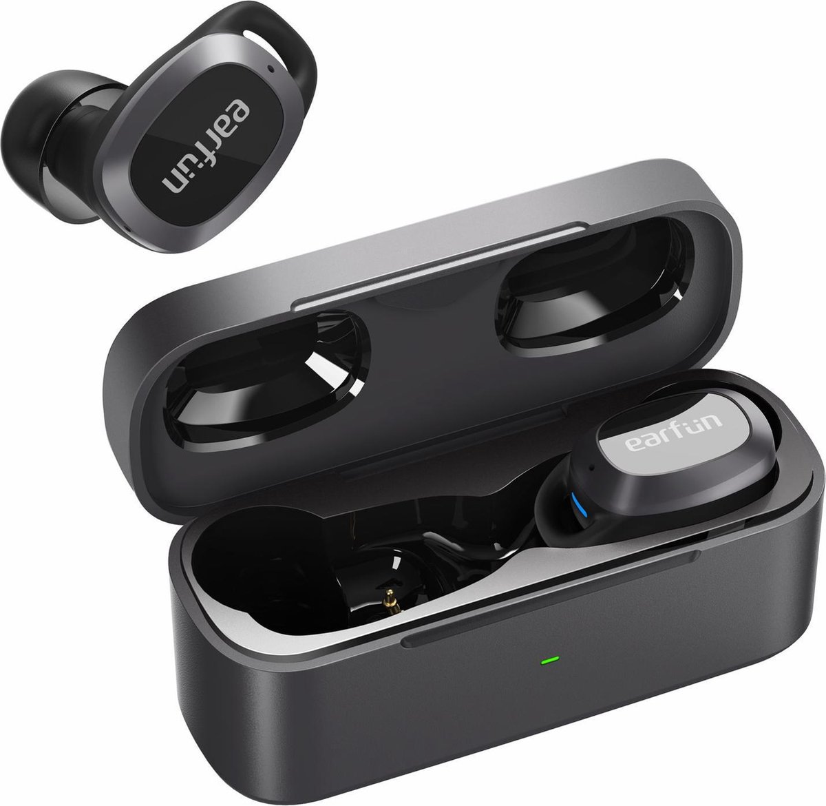 EarFun Free Pro Bluetooth 5.2 Oordopjes - In-Ear - Activate Voice Assistant - Active Noise Cancelling tot 28dB - Zwart