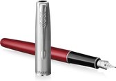 Parker vulpen Sonnet Essential, fijn, in giftbox, Red CT (rood)