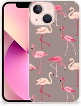 Cover Case geschikt voor iPhone 13 mini Smartphone hoesje Flamingo