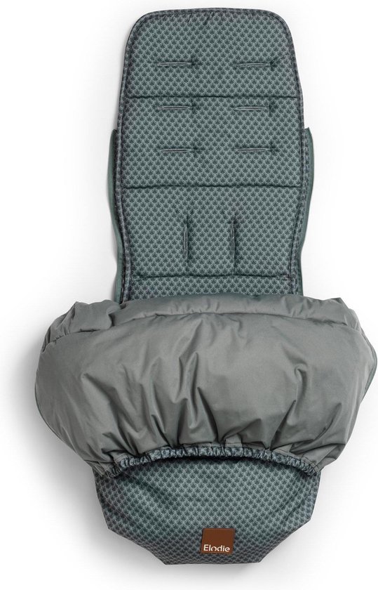Elodie 2-in-1 voetenzak en inlegkussen - Voetenzak buggy - Voetenzak kinderwagen - Turquoise Nouveau van Elodie — afbeelding 2
