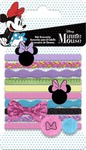 haarbandjes Minnie Mouse meisjes roze/paars 10 stuks
