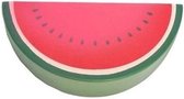 Mama Memo Schijf Watermeloen Hout 10 Cm Rood/groen