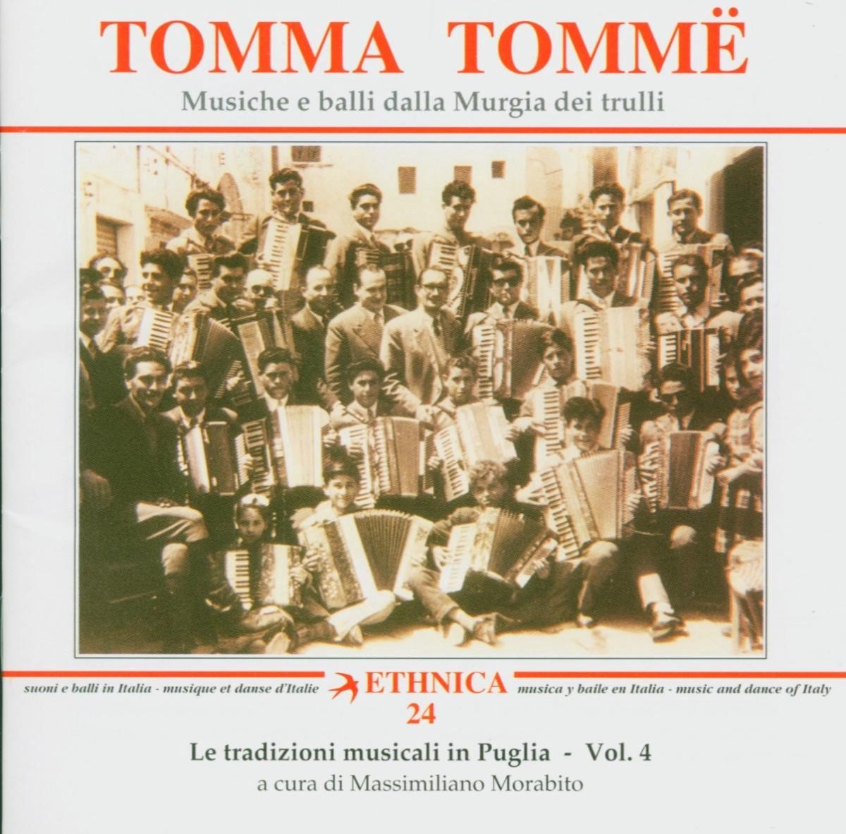 Various Artists - Tomma Tomme - Musiche E Balli Dalla Murgia Dei Trulli (CD)
