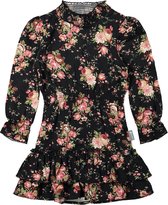 Vinrose meisjes jurk flower pattern red maat 98/104