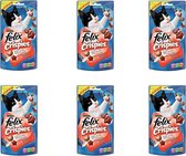 Felix - Kattensnacks - Crispies Rund & Kip - 45 gram per 6 zakjes