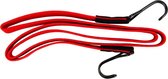 Afdekzeilwinkel - Platte spanband 150cm rood PP dubbele haak