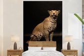 Behang - Fotobehang Luipaard - Dieren - Vlek - Breedte 145 cm x hoogte 220 cm