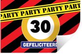 Muurstickers - Sticker Folie - Verjaardag - Feest - 30 Jaar - 60x40 cm - Plakfolie - Muurstickers Kinderkamer - Zelfklevend Behang - Zelfklevend behangpapier - Stickerfolie