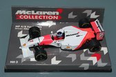 McLaren Ford MP 4/8 1993 (Wit) (12 cm) 1/43 MiniChamps Limited Edition - Modelauto - Schaalmodel - Model auto - Miniatuurautos - Miniatuur auto