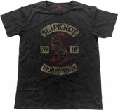 Slipknot Heren Tshirt -S- Patched-Up Vintage Zwart