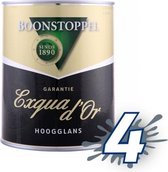 Boonstoppel Garantie Exqua d'Or Hoogglans 1 liter  - RAL 9010