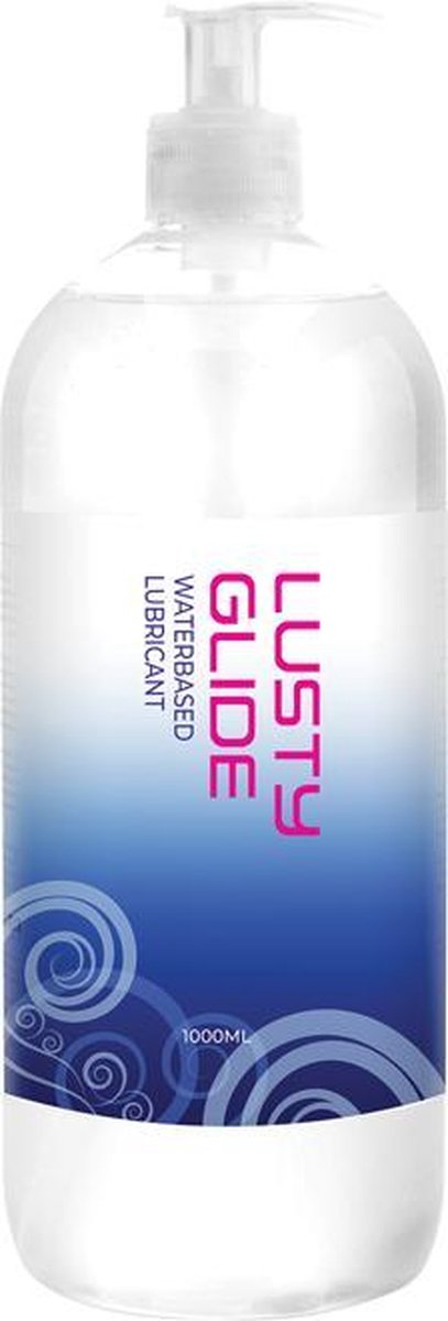 Lusty Glijmiddel op Waterbasis - 1000 ml - Dermatologisch Getest - Top Kwaliteit - Met Doseerpompje