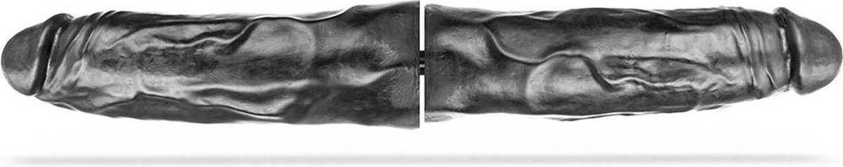 Goedkoopste Dubbele Dildo Goliath 2 X 32.5 cm - Zwart