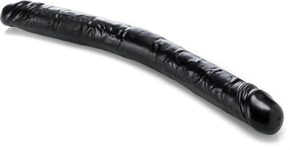 Goedkoopste Zwarte Dubbele Dildo The Fun - 46 x 4.00 cm