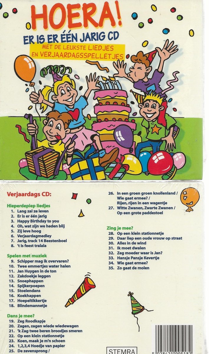 HOERA! ER IS ER EEN JARIG CD