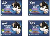 Felix - Kattenvoer - EDF Mix selectie gelei - 12x85 gram per 4 verpakkingen