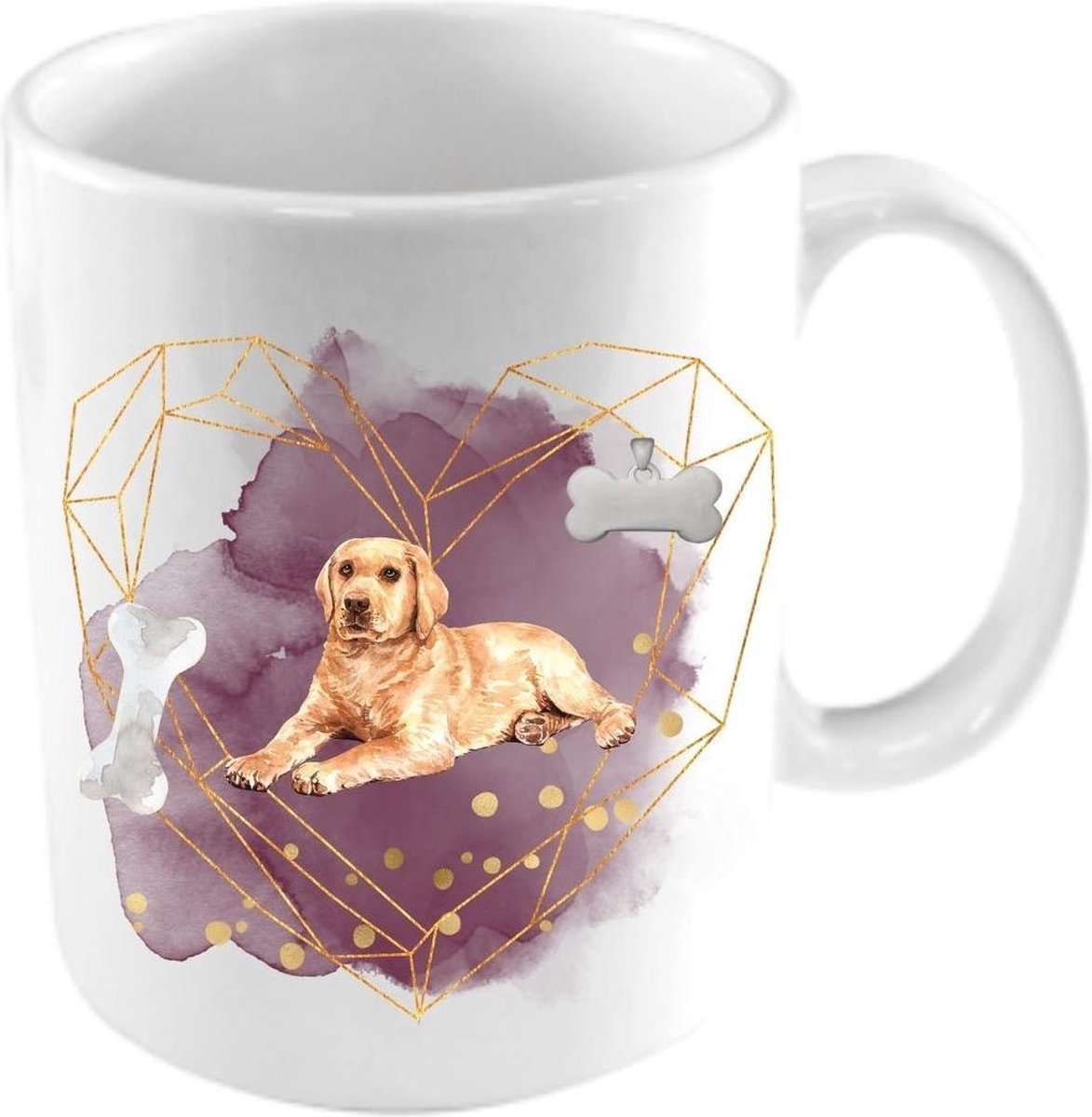Diver Pet Honden Mok - Labrador Mok - Mok met Hond - Hondenliefhebber Cadeau - 325ml