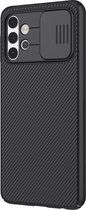 Stevige hardcase voor Samsung A32 5G met camerabescherming - zwart