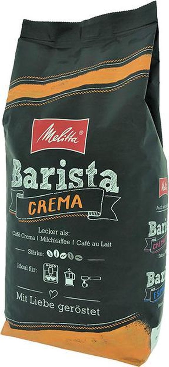 Melitta Barista Crema 8 zakken x 1 kilo = 8 kilo koffiebonen