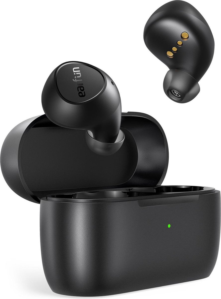EarFun Free 2 - Bluetooth 5.2 Draadloze In-ear oordopjes - Zwart